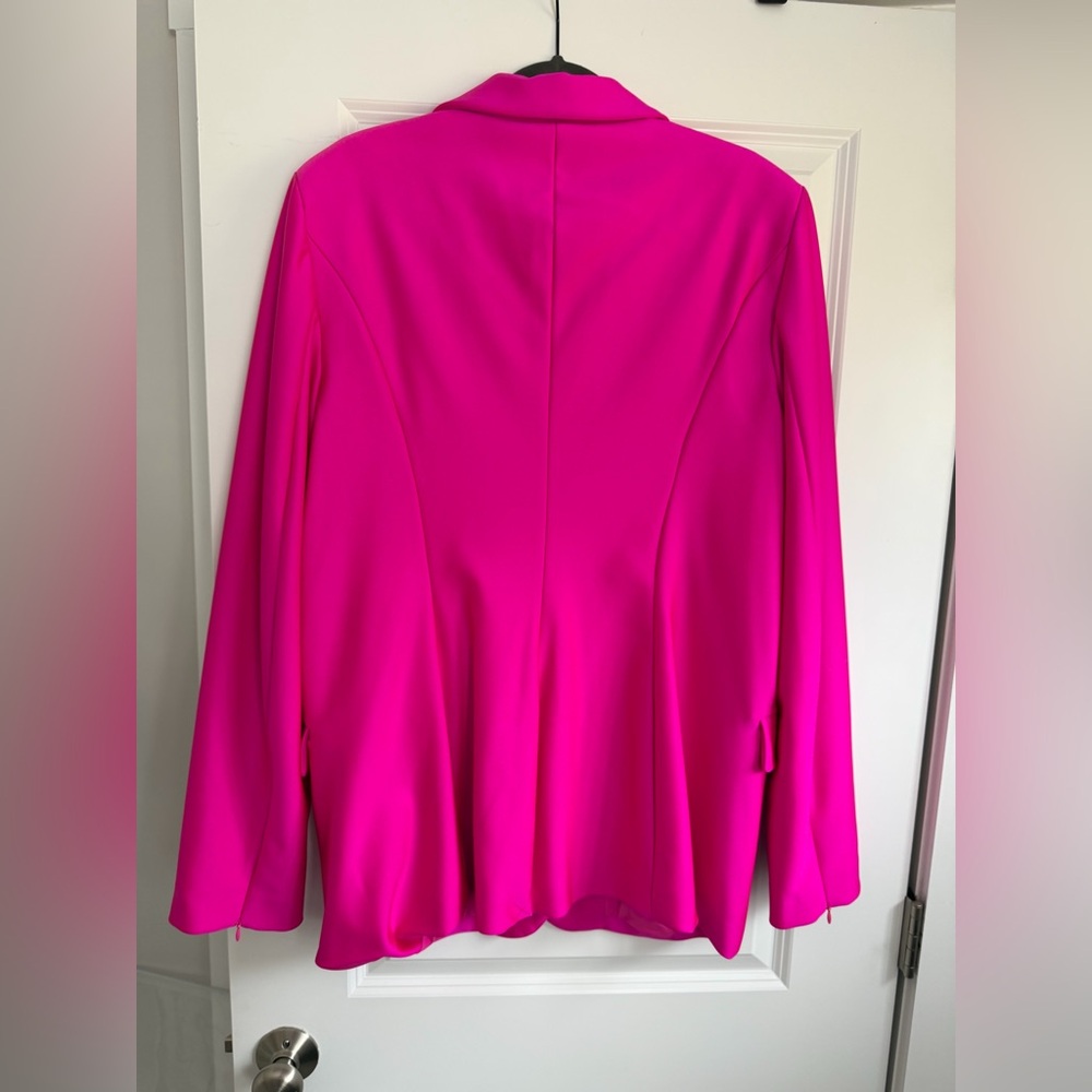 Good American Hot Pink Tailored Blazer - Picture 4 of 4